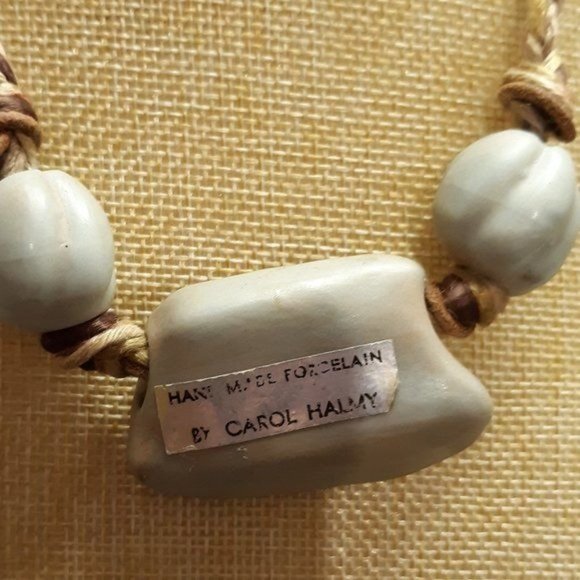 Carol Halmy Porcelain Braided Necklace - Picture 8 of 13